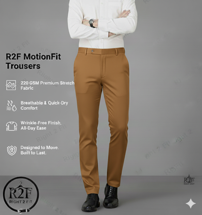 R2F MotionFit Trousers | Zero restriction & Maximum confidence.