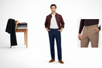 MotionFit Formal Trouser — 4-Way Stretch | Wrinkle-Free | Slim Fit